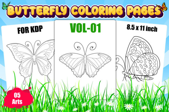 Butterfly Coloring Pages for Kids
