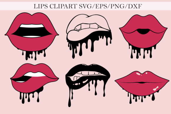 Kiss My Lips Font PNG with transparent background - Preview 5