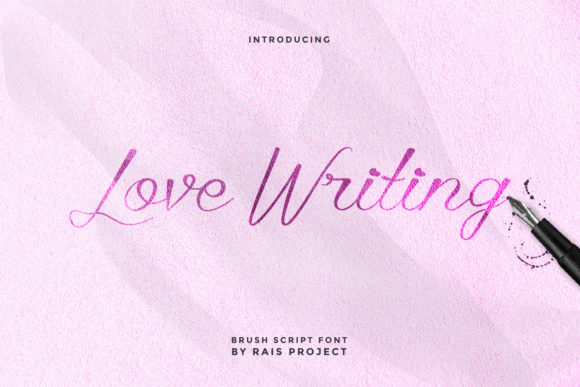 Love Writing Script & Handwritten Font By RaisProject