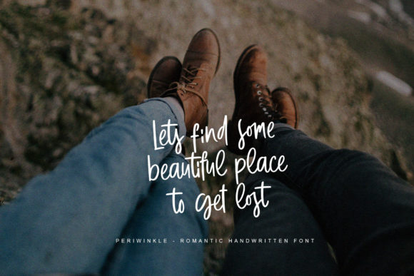 Periwinkle Font PNG with transparent background - Preview 4