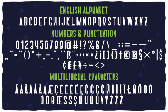 Race to Space Font PNG with transparent background - Preview 1