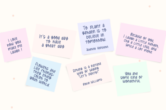 Rainbow Heart Font PNG with transparent background - Preview 2