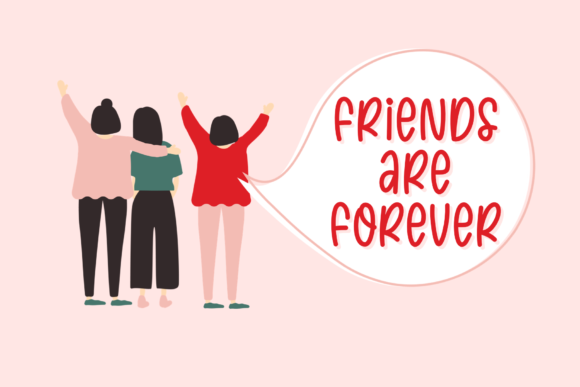 Rainbow Heart Font PNG with transparent background - Preview 6