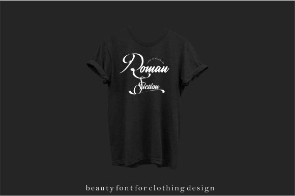 Roman Fiction Font PNG with transparent background - Preview 3