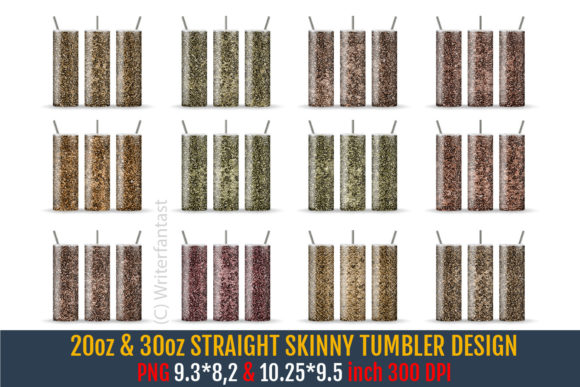 20oz & 30oz STRAIGHT Skinny Tumbler