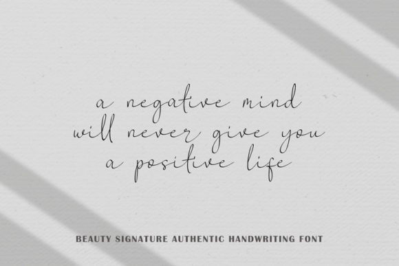 Beauty Signature Font - Preview 2