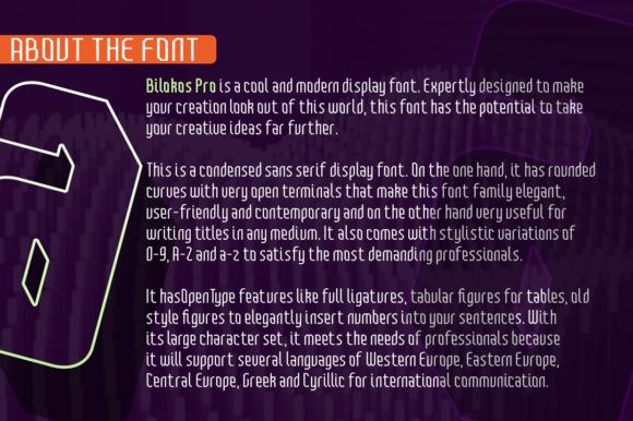 Bilokos Font - Preview 2