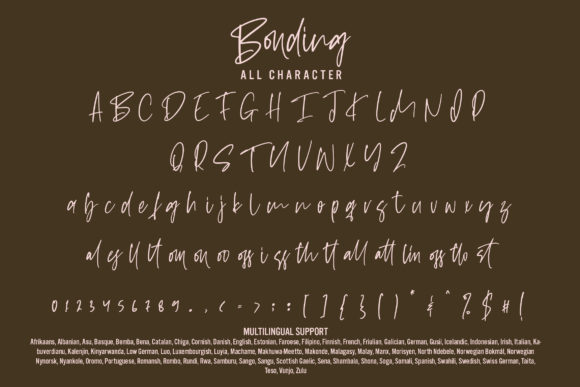 Bonding Font - Preview 6