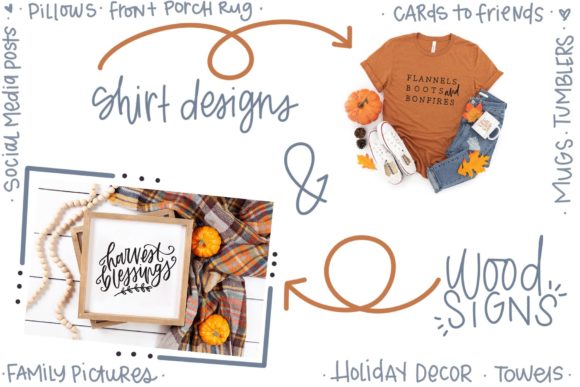 Fall Phrases Font - Preview 3