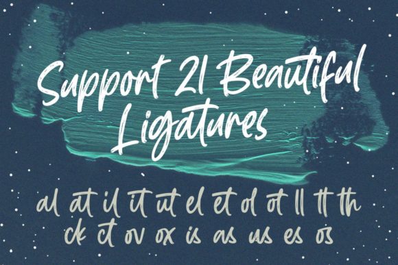 Gold Night Font - Preview 3