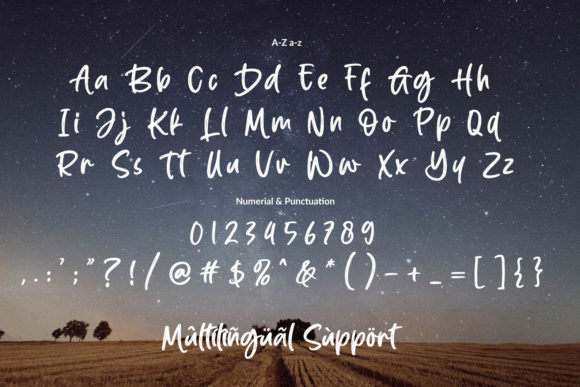 Gold Night Font - Preview 5