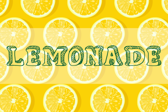 Happy Lemon Font PNG with transparent background - Preview 3