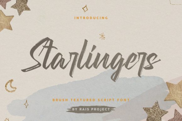 Starlingers Display Font By RaisProject