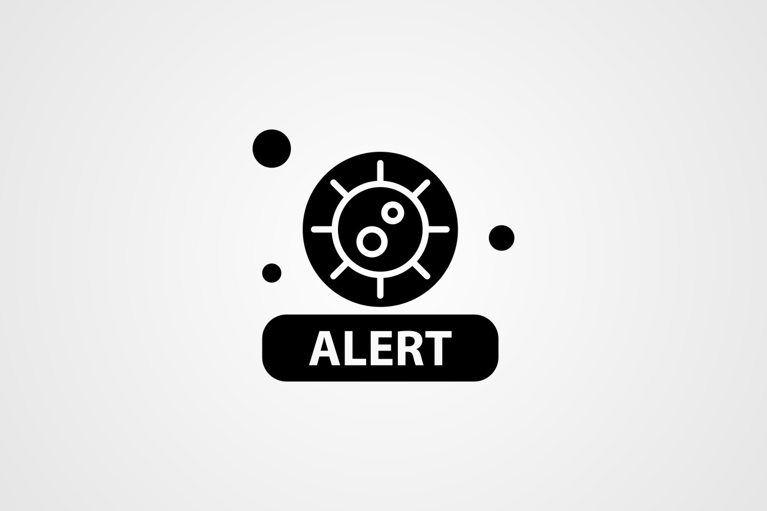 Vector Alert Glyph Icon Graphic by kazim.abbas1996 · Creative Fabrica