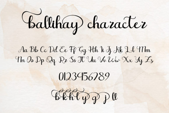 Ballihay Font - Preview 6