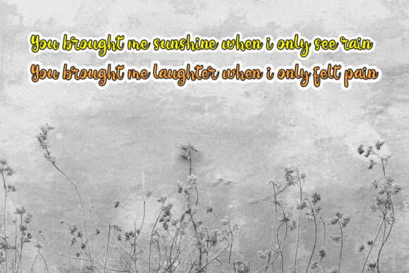 Beautiful Day Font - Preview 1