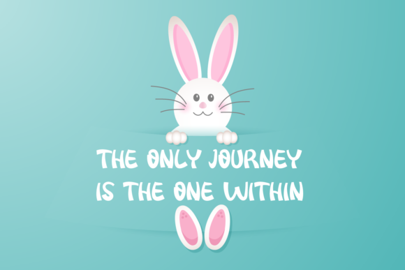 Bunny Light Font PNG with transparent background - Preview 3