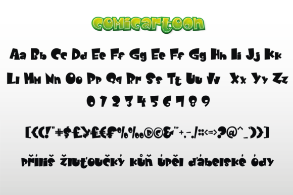 Comicartoon Font - Preview 3
