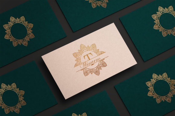 Diamond Mandala Monogram Font - Preview 1