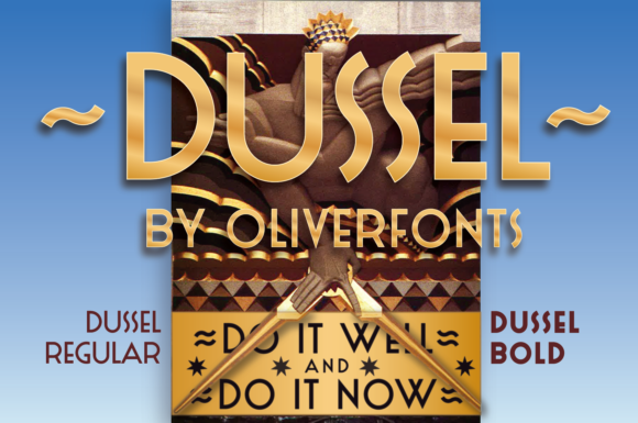 Dussel Sans Serif Font By OLIVERFONTS