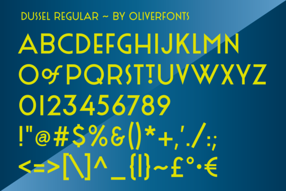 Dussel Font PNG with transparent background - Preview 1