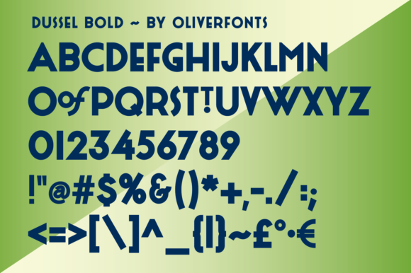 Dussel Font PNG with transparent background - Preview 2