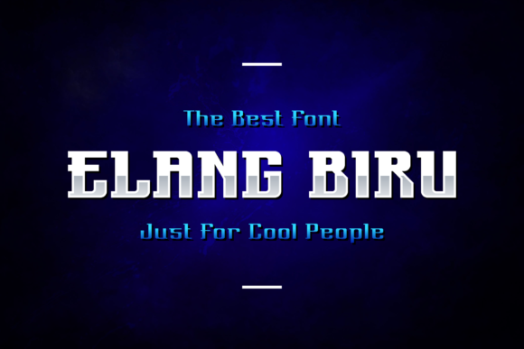 Elang Biru Font - Preview 2