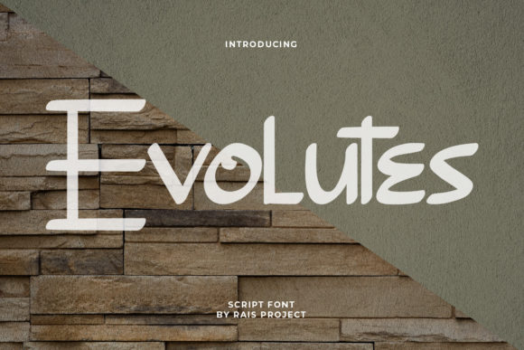 Evolutes Display Font By RaisProject