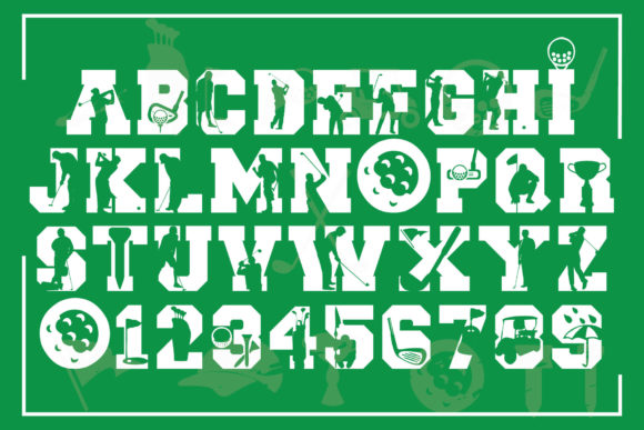 Golf Mania Font - Preview 1