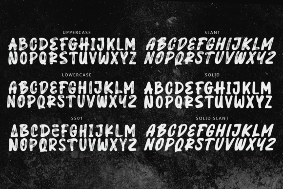 Heavy Brush Font - Preview 3