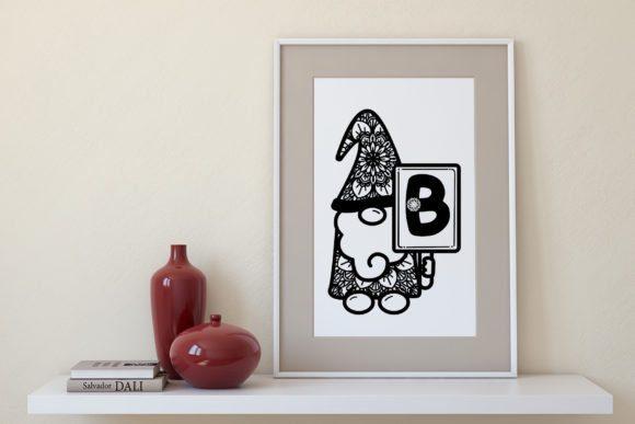 Monogram Ethnic Gnome Font PNG with transparent background - Preview 3