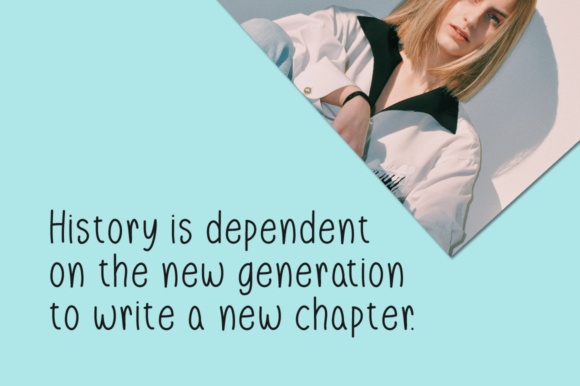 Our Generation Font PNG with transparent background - Preview 1