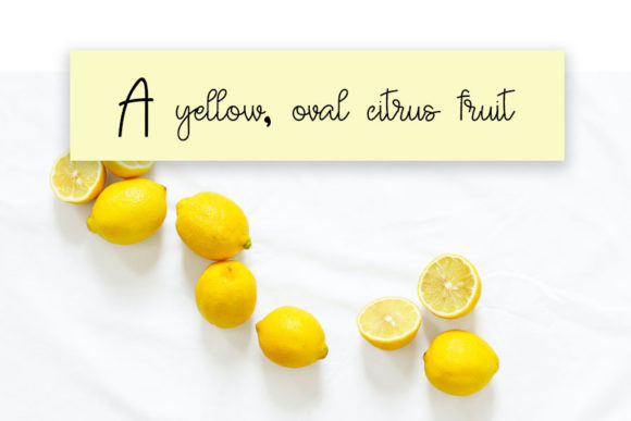 Paper Flowers Font PNG with transparent background - Preview 4