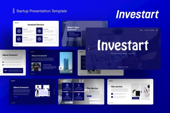Presentation Template - Investart Grafik Präsentations-Vorlagen Von SlideThrive