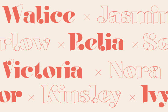 Qilky Font PNG with transparent background - Preview 3
