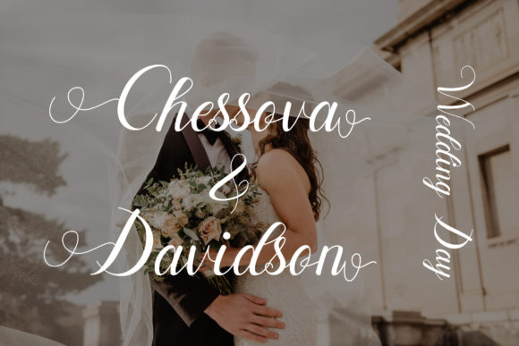 Rosemarry Font PNG with transparent background - Preview 2