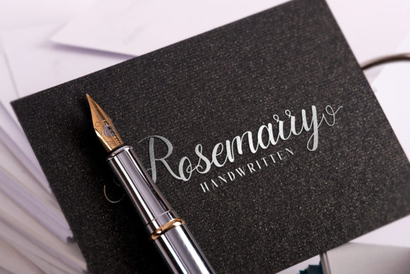 Rosemarry Font PNG with transparent background - Preview 5