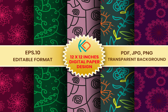 Seamless Pattern, Digital Paper Design Graphic by Koes Design ...