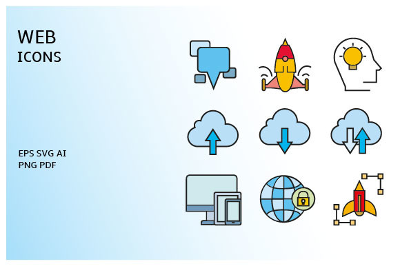 Web Icons Vector Set