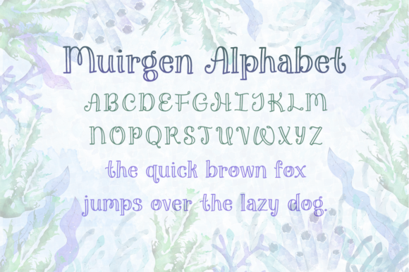 Aerwyna & Muirgen Font Duo Font - Preview 3