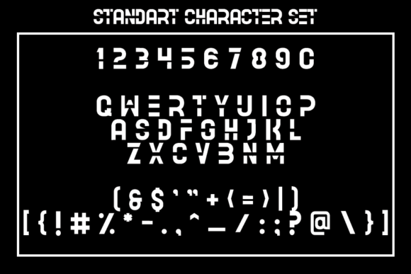 Broken Font - Preview 3