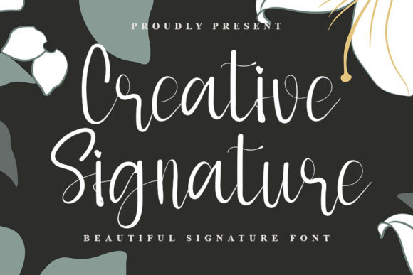Creative Signature Font by FreshTypeINK · Creative Fabrica font preview
