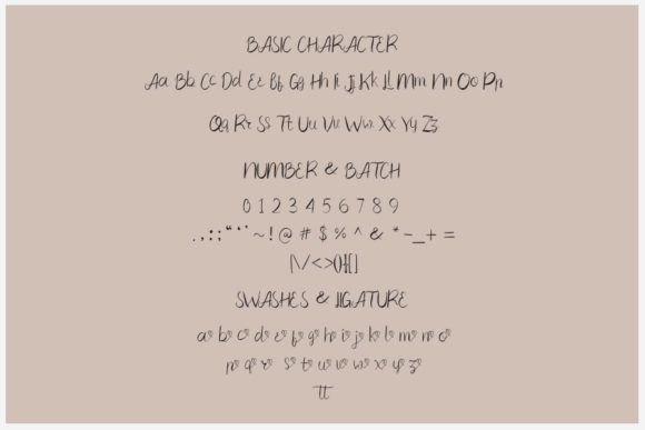 Flower Love Font - Preview 1