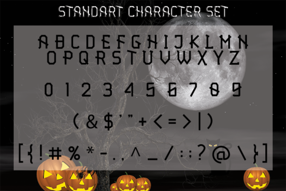 Halloween Font - Preview 3