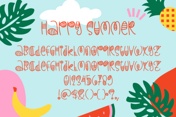 Happy Summer Font - Preview 3