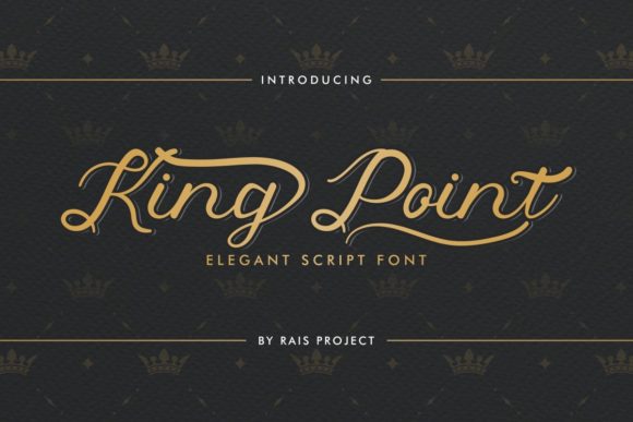 King Point Script & Handwritten Font By RaisProject