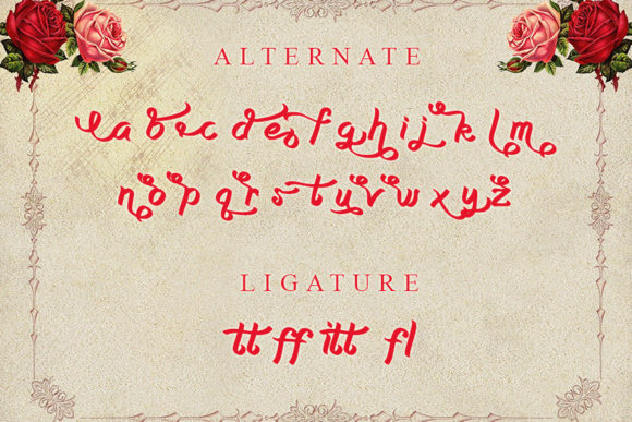 Pretty Beauty Font PNG with transparent background - Preview 4