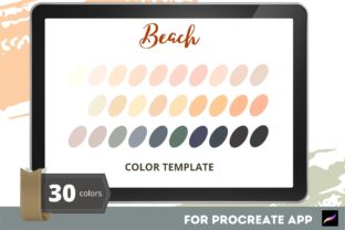 Procreate Color Palettes - Beach Graphic by tattooworker · Creative Fabrica
