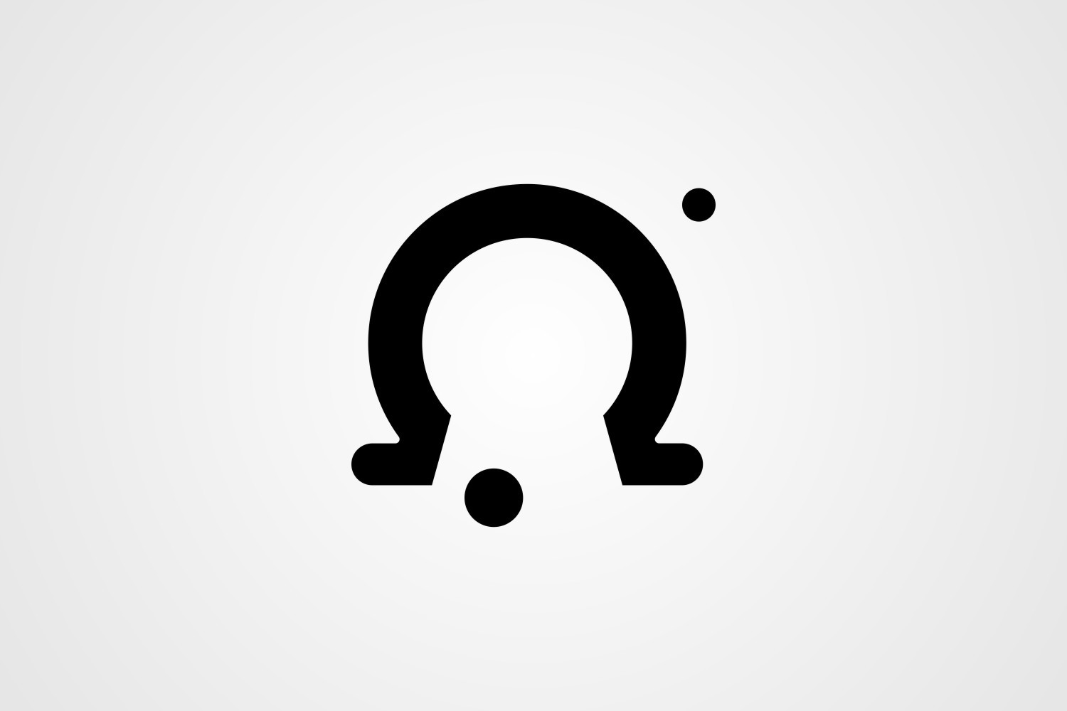Vector Horseshoe Glyph Icon