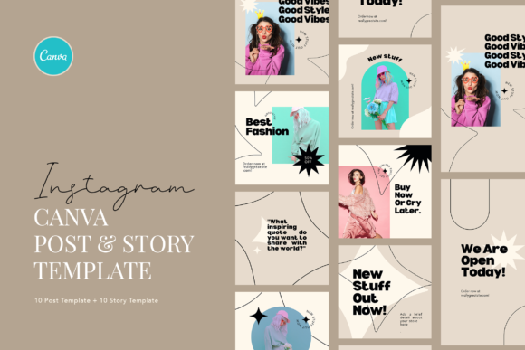 Bright Bold Beauty Instagram Canva - Digital